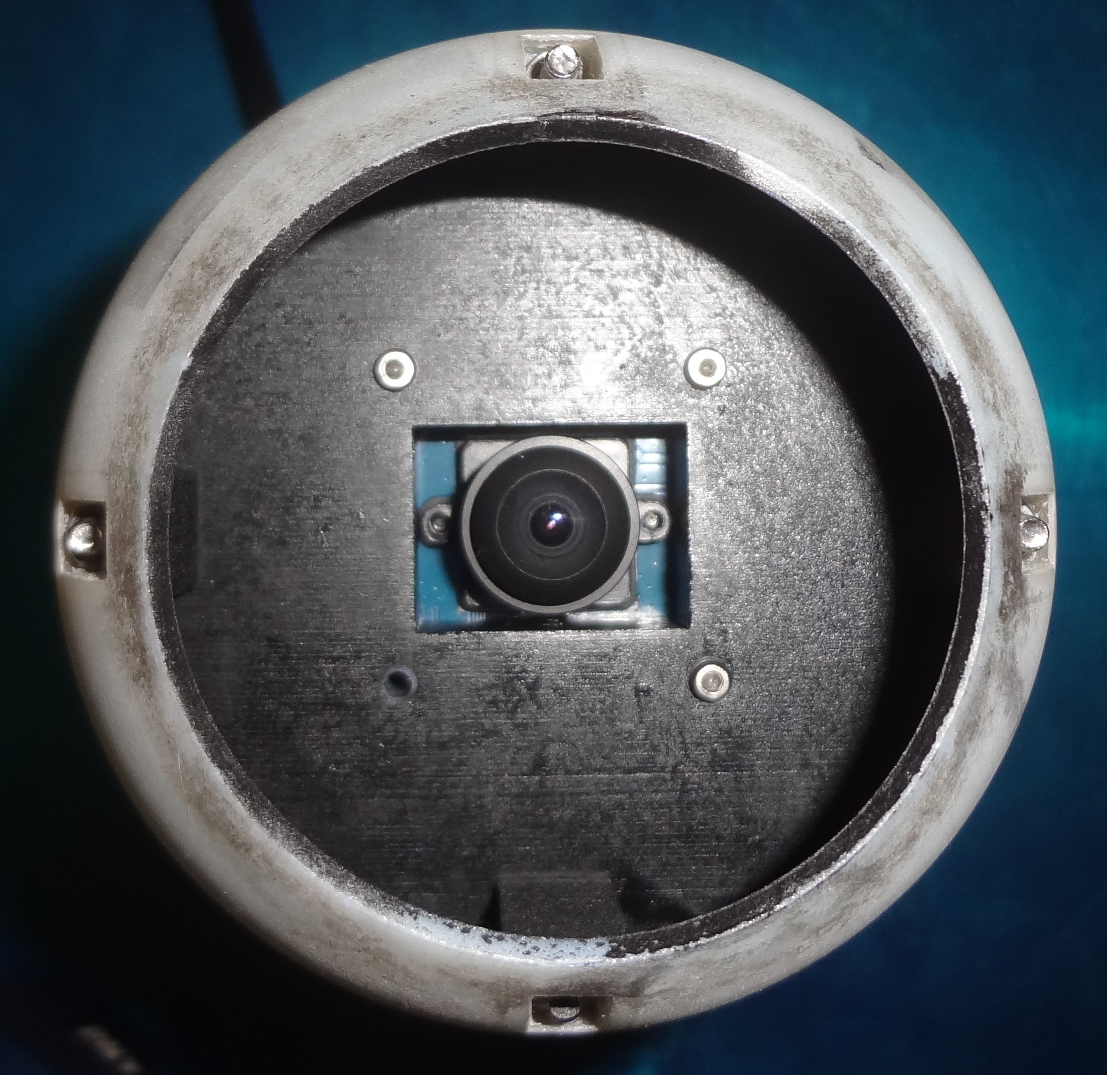 Camera embedded in ball joint